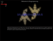 Tablet Screenshot of dragonpaw.org