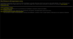Desktop Screenshot of earthdawn.dragonpaw.org
